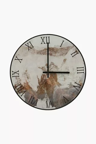 Roman Marble Clock, 32cm