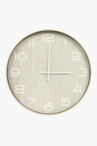 Wood-like Clock, 50cm