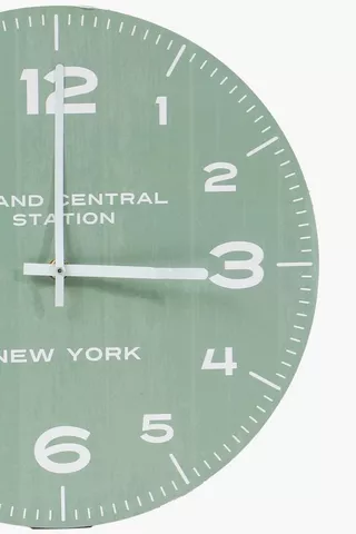 Station Paper Clock, 32cm
