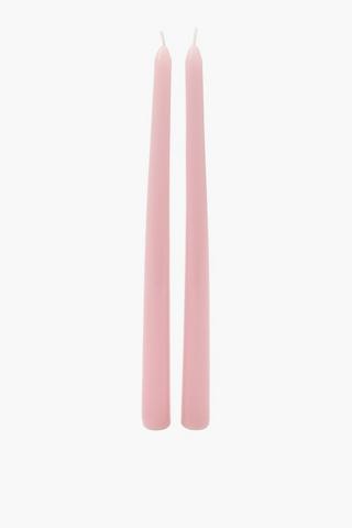 2 Pack Dinner Candles, 20cm