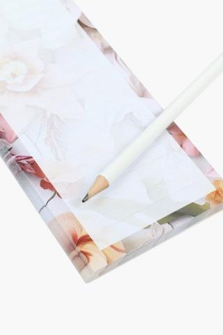 Sugarbird Notepad With Pencil