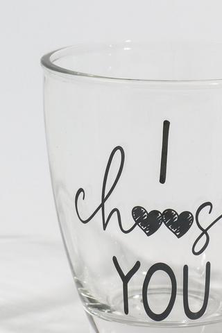 Script Glass Mug
