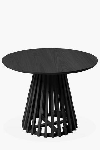 Slatted Round Coffee Table
