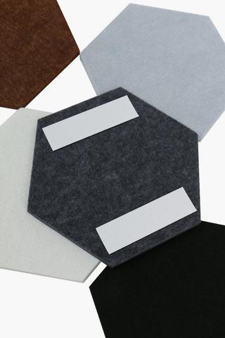5 Pack Hexagon Wall Stickers