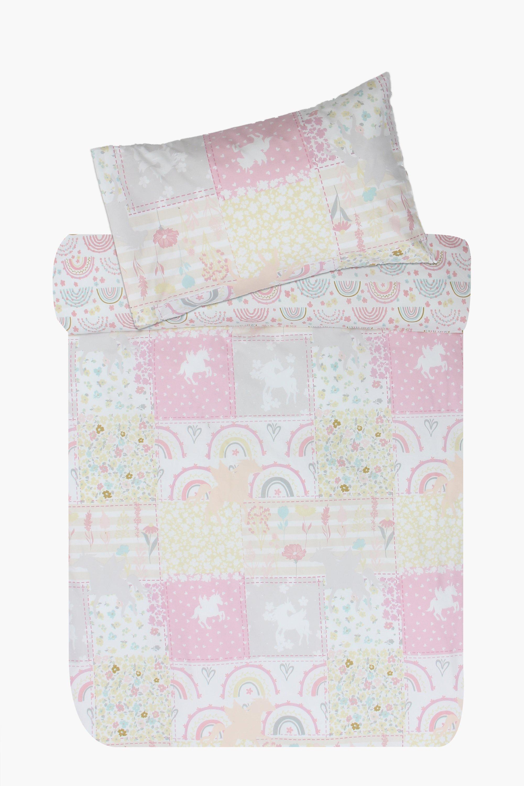 Soft Touch Sunshine Patchwork Reversible Duvet Cover Set