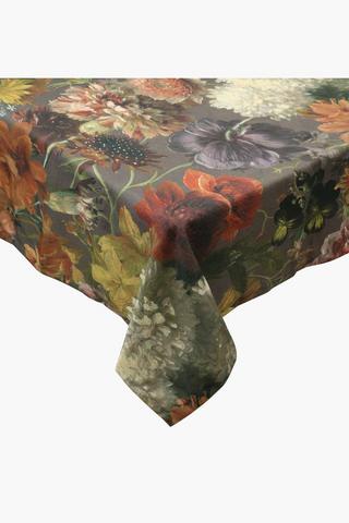 Floral Cotton Tablecloth, 135x230cm