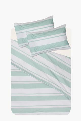 Polycotton Stripes Duvet Cover Set