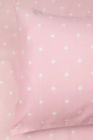Soft Touch Printed Enchanted Stars Pillowcase