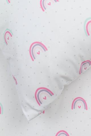 Brushed Soft Touch Rainbow Fitted Sheet