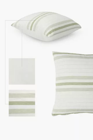 Textured Stripe Scatter Cushion, 45x45cm