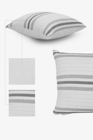 Textured Stripe Scatter Cushion, 45x45cm