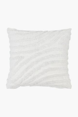 Textured Curvy Scatter Cushion, 50x50cm