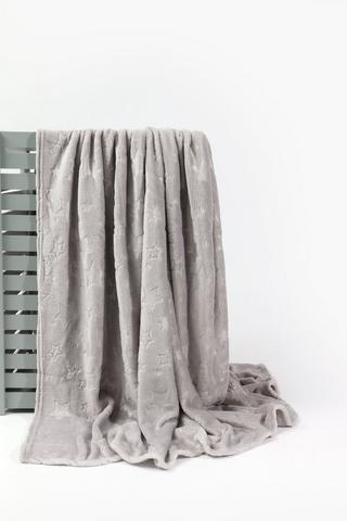 Stars Embossed Blanket, 150x180cm
