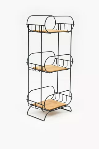 Bamboo 3 Tier Utility Holder
