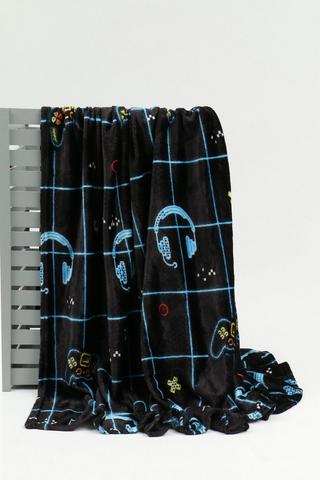 Super Plush Gamer Blanket, 125x150cm