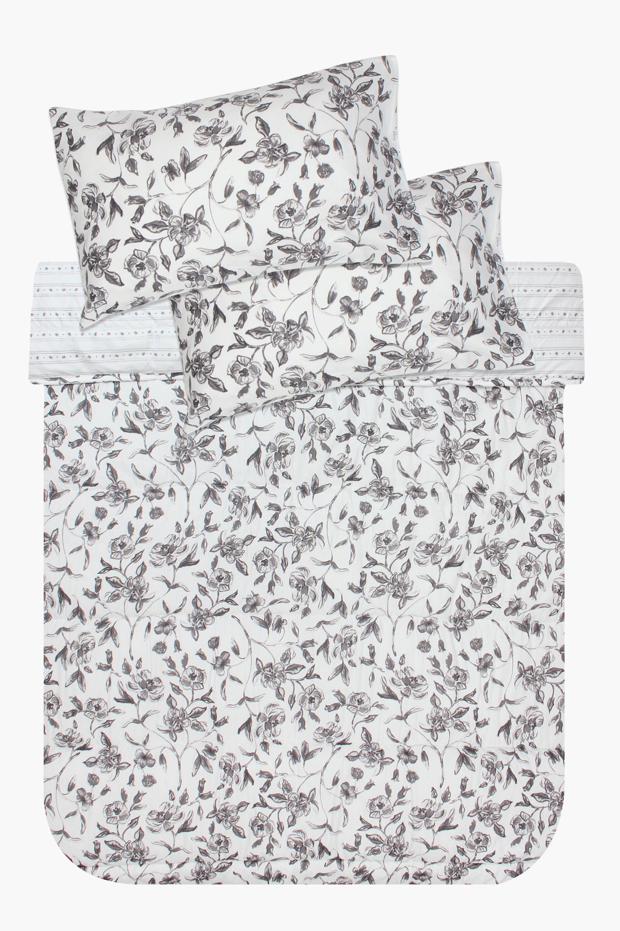 6 Piece Soft Touch Swift Floral Comforter Bale Set