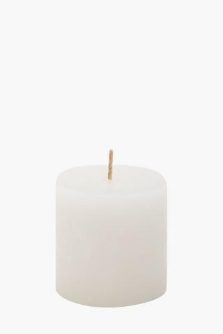 Vanilla Pillar Candle, 7x7,5cm