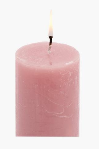 Blossom Pillar Candle, 7,5x14cm