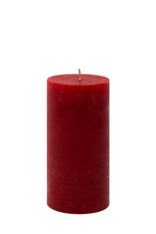 Cranberry Pillar Candle, 7,5x14cm