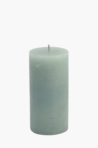 Rain Pillar Candle, 7,5x14cm