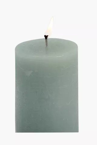 Rain Pillar Candle, 7,5x14cm