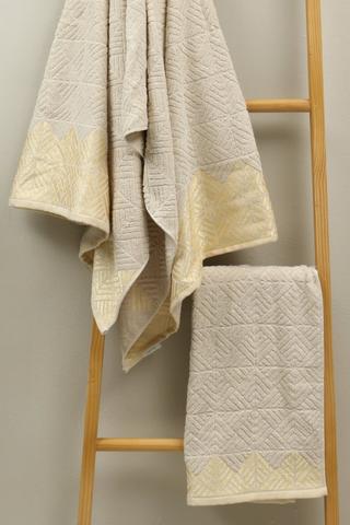 Cotton Jacquard Metallic Hand Towel