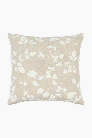 Printed Osprey Floral Scatter Cushion, 60x60cm