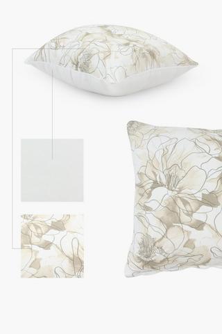 Printed Bishop Floral Scatter Cushion, 45x45cm