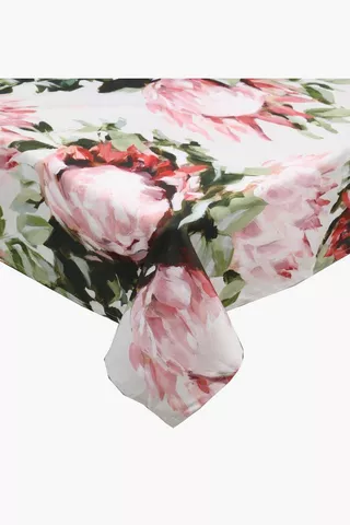 Floral Cotton Tablecloth, 135x230cm