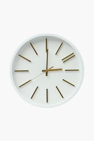 Elegance Plastic Clock, 35cm