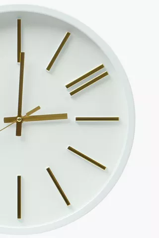 Elegance Plastic Clock, 35cm