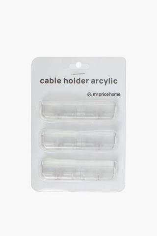 Acrylic Cable Holder