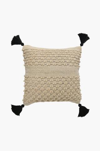 Textured Global Bobble Scatter Cushion, 50x50cm