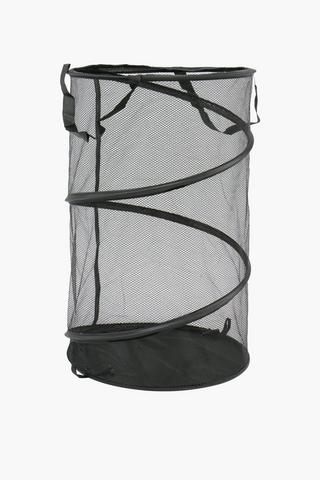Spiral Mesh Laundry Basket, L27xW36xH60
