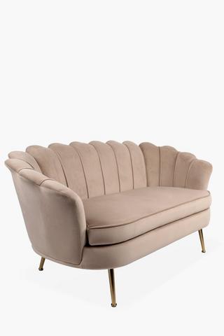 Scalloped Love Seat