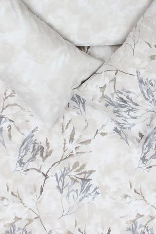 Polycotton Printed Coral Reversible Duvet Cover Set