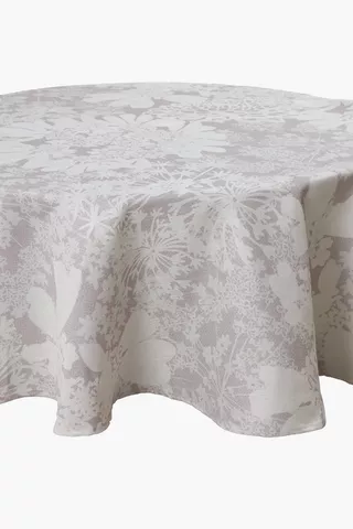 100% Cotton Round Tablecloth, 160cm