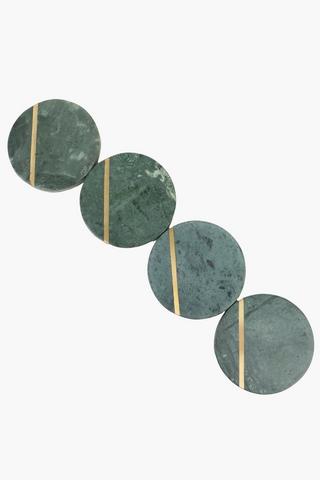 4 Pack Marble Coasters