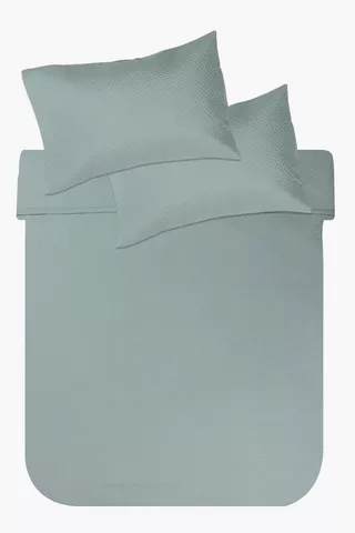 Soft Touch 5 Piece Woven Plain Quilt Set, 200x220cm