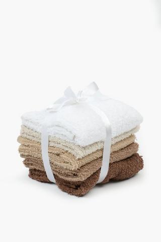 5 Pack Cotton Face Cloths