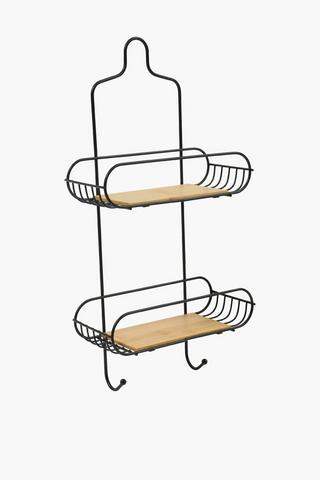 Bamboo 2 Tier Shower Caddy