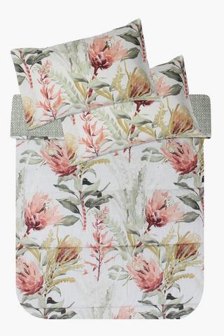 Soft Touch Reversible Rustic Protea Comforter Set