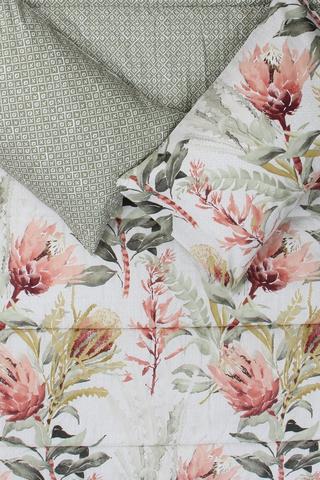 Soft Touch Reversible Rustic Protea Comforter Set