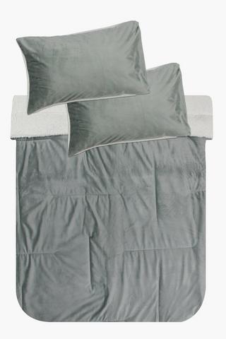 Soft Touch Micromink Sherpa Comforter Set