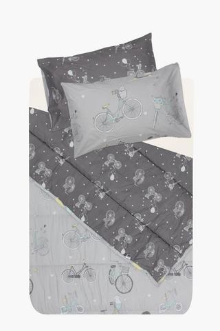 Soft Touch Paris Travels Reversible Comforter Set
