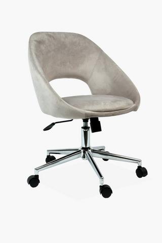 Velvet Office Chair