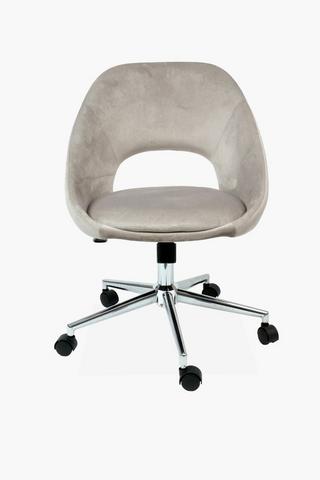 Velvet Office Chair