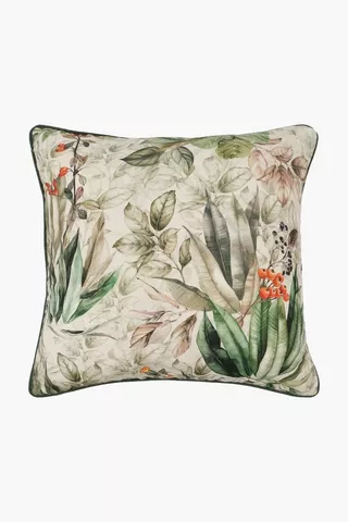 Premium Printed Alexis Leaf U And G Feather Scatter Cushion, 60x60cm