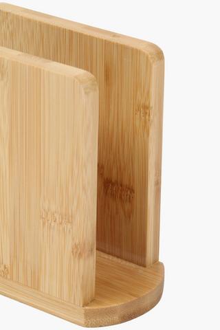 Bamboo Serviette Holder