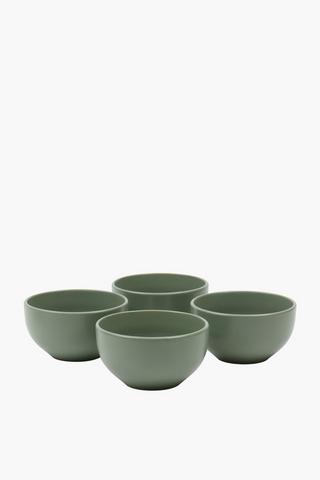 Metro 4 Pack Stoneware Bowls